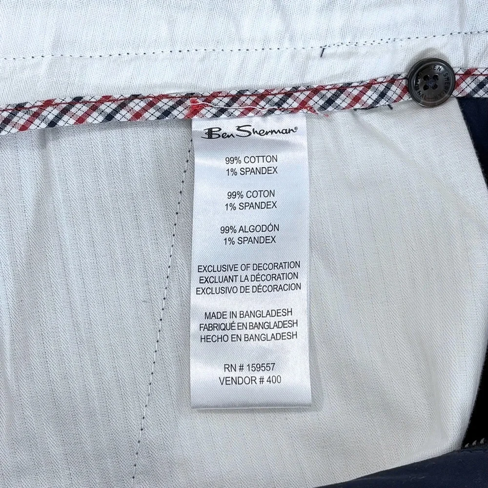 NWOT Ben Sherman Signature Slim Stretch Chino